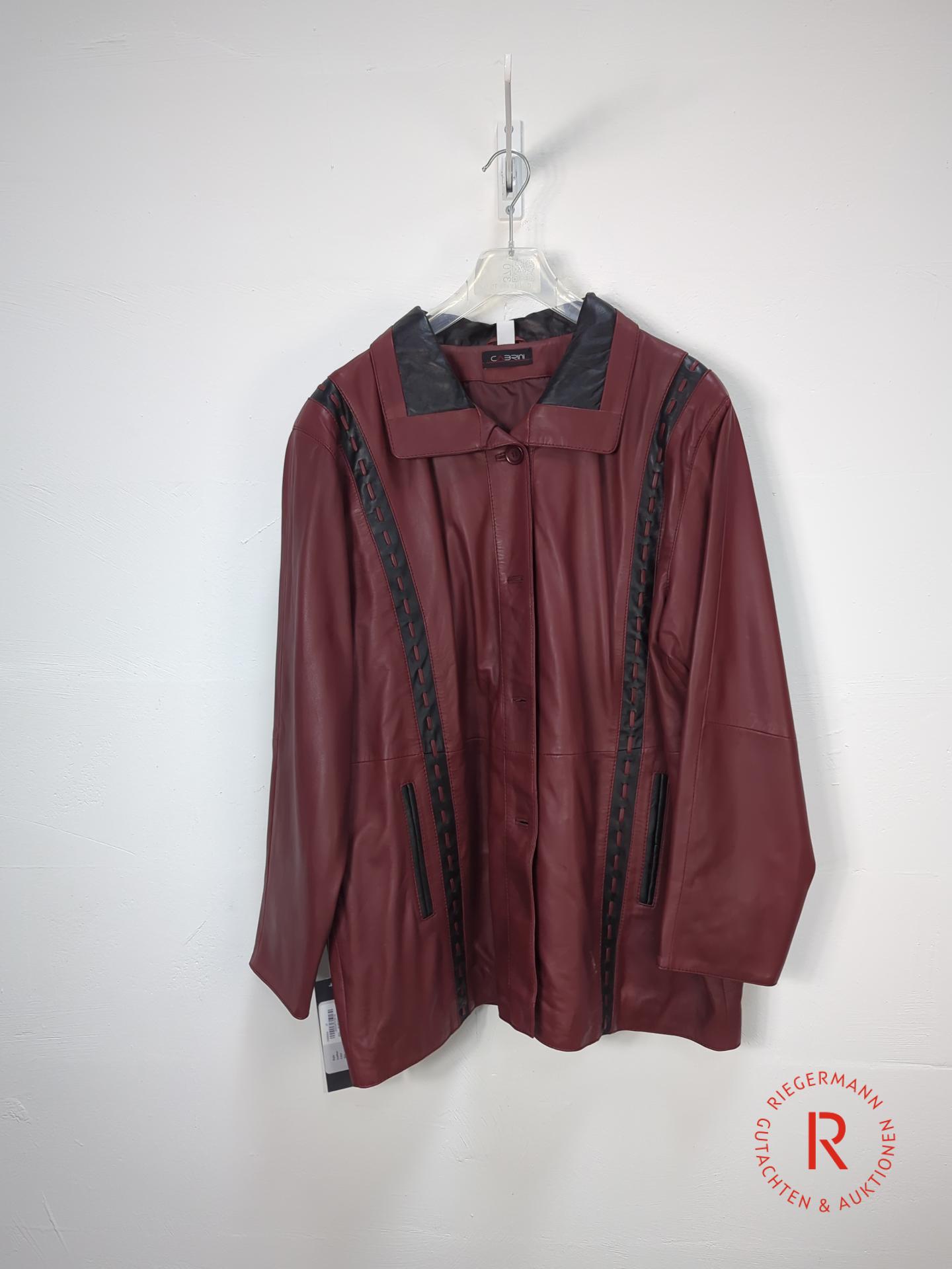 DAMEN LEDERMANTEL GRÖSSE 52